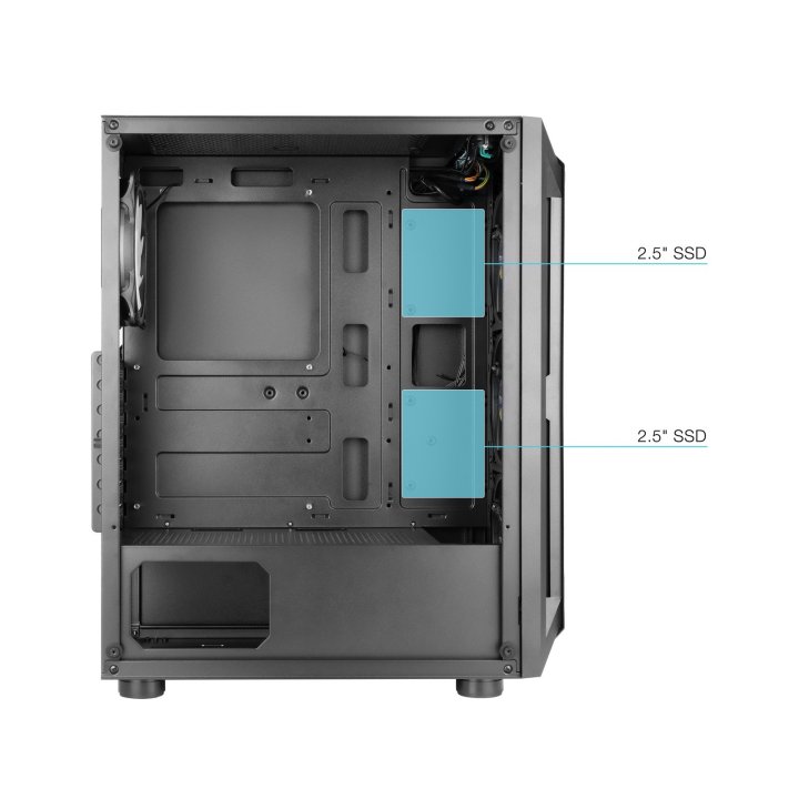 Caja Atx Tooq Tqgcc101-b "ragnärok" Negra...