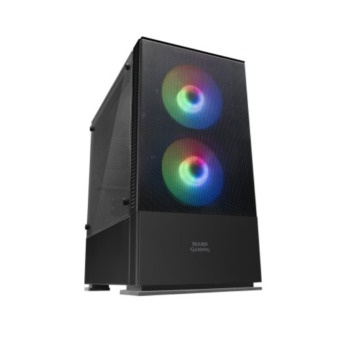 Caja Microatx Gaming Mars Gaming Mcz Black...