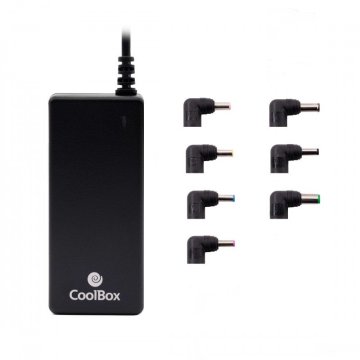 Cargador Universal De Portatil Coolbox Coo-nb065-0 Gan Usb-c 65w 14 Tips 15v-20v