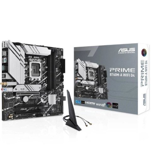 Pb Asus Prime B760m-a Wifi D4 M-atx Skt 1700 12º/13º Gen 4ddr4 320mhz Displayport Hdmi 2m.2x4 Glan2.5gbs Usb-c Usb3.2
