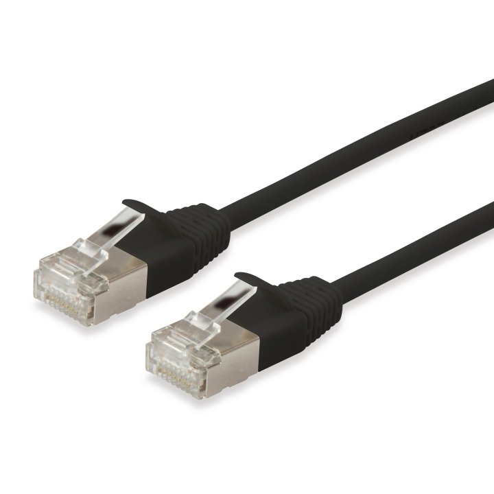 Latiguillo Apantallado Cat.6a F ftp Slim Lsoh 1m Color Negro Equip 606124