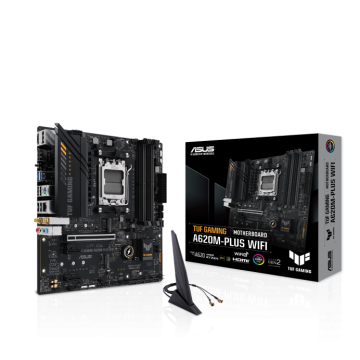 Pb Asus Tuf Gaming A620m-plus Wifi Skt Am5 Usb 3.2 Wifi Aura