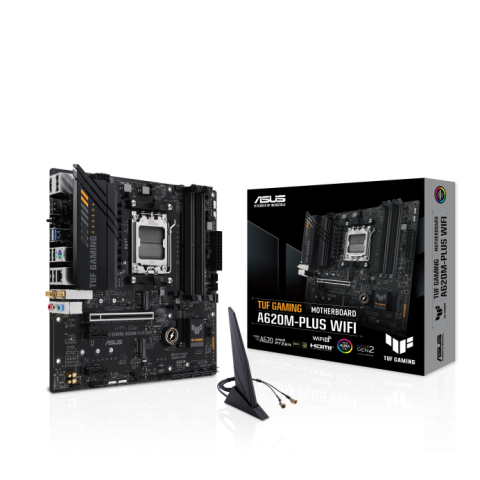 Pb Asus Tuf Gaming A620m-plus Wifi Skt Am5 Usb 3.2 Wifi Aura