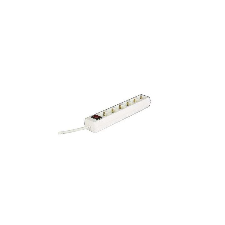 Regleta Alimentacion Hama Con 6 Tomas Interruptor 1,4m Color Blanca