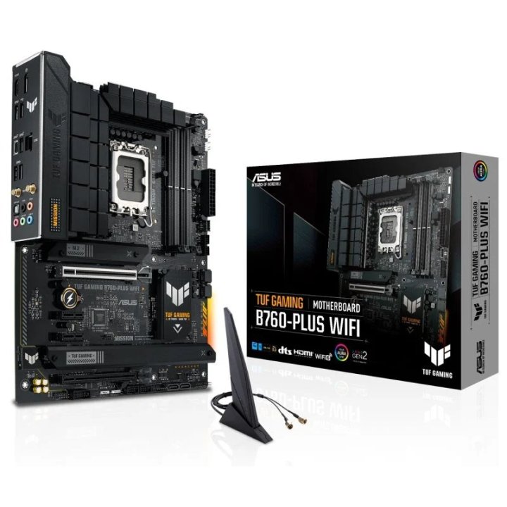 Pb Asus Tuf Gaming B760-plus Wifi Atx Skt 1700 12º/13º 4ddr5 5600mhz Displayport Hdmi 3xm.2 Glan-2.5gbs Usb-c