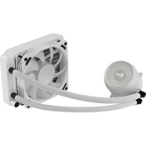 Sistema De Refrigeracion Liquida Aerocool Mirage L120 White 1x12cm Infinity Mirror Rgb-a (adressable) Tpd 200w Para Procesado