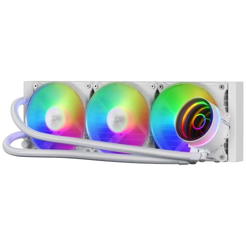 Sistema De Refrigerancion Liquida Mars Gaming Ml-one360 White 3x(12x12) Iluminacion Frgb Tpd 550w Para Procesadores Intel Y A