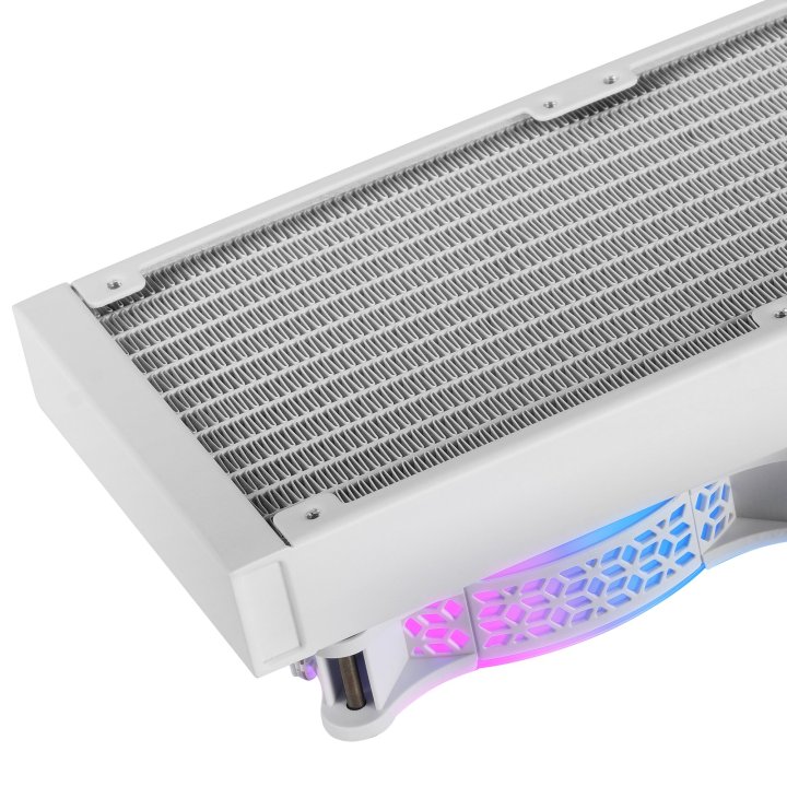 Sistema De Refrigeracion Liquida Mars Gaming Ml-ultra240 White 2x12cm Iluminacion Argb (adressable) Tpd 500w Para Procesadore