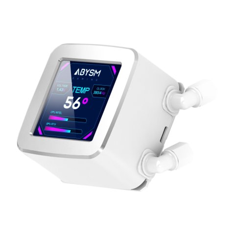 Sistema De Refrigeracion Liquida Abysm Ab336012 Oceanic Lcd 360 White Argb