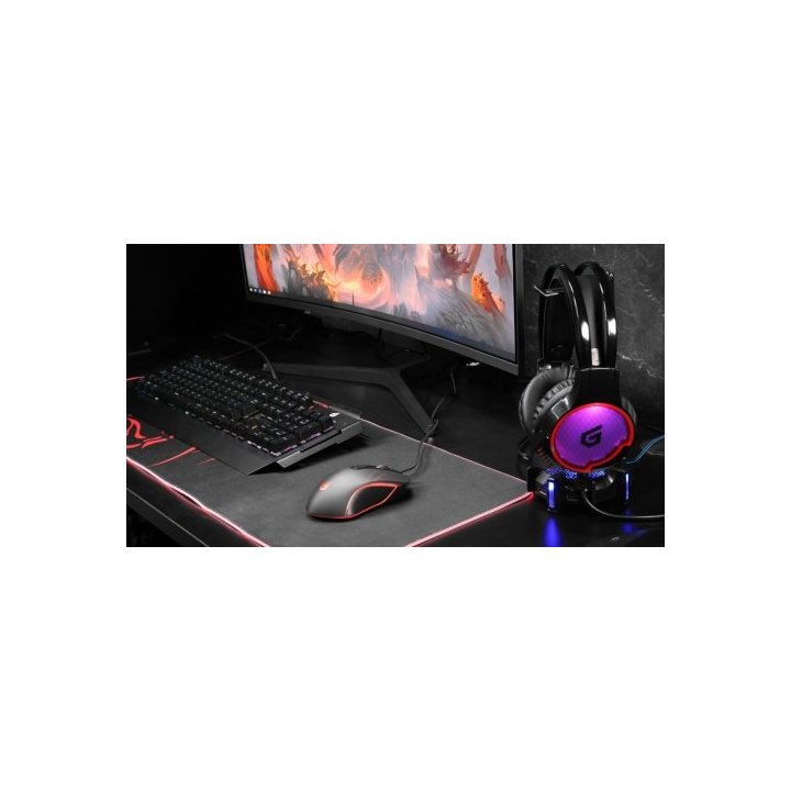 Teclado Gaming Mecanico Conceptronic Kronic01 Retroiluminado Rgb Usb 8 Teclas Programables