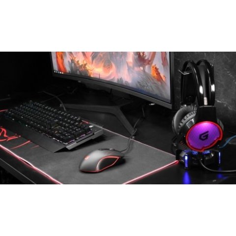 Teclado Gaming Mecanico Conceptronic Kronic01 Retroiluminado Rgb Usb 8 Teclas Programables