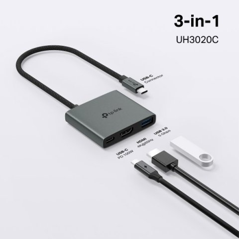 Adaptador Usb-c Tp-link Uh3020c A 1xhdmi Hembra...