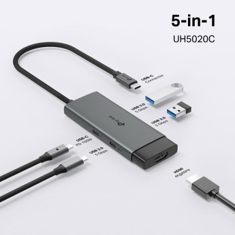 Adaptador Usb-c Tp-link Uh5020c A 1xhdmi Hembra...