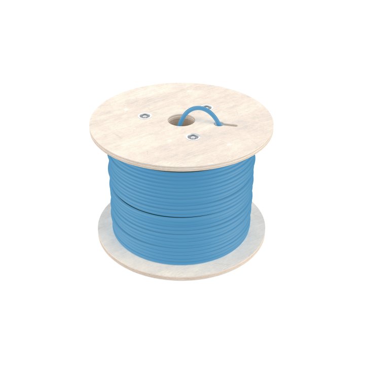 Bobina Equip Categoria 6a U utp 305m Dca Lszh Libre De Halogenos Color Azul