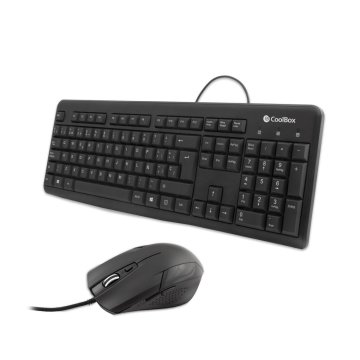 Teclado Y Mouse Coolbox Coo-ktr-01u Raton 1600dpi 