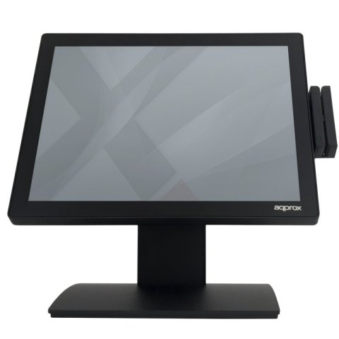Ordenador Tpv Approx Apptpv04capvfd Negro 15" Tactil Resistiva 1024x768 Intel Celeron N5105 4gb Ddr4m.2 64gb Lector De Tarjet