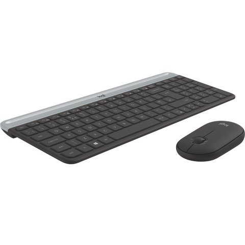 Teclado Logitech Mk470 Slim Combo Negro P n  920-009198