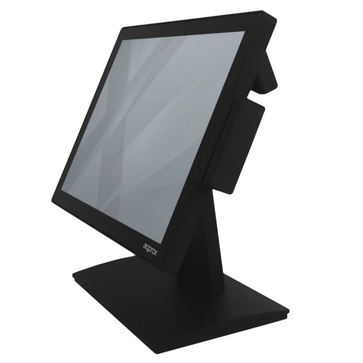 Ordenador Tpv Approx Apptpv04resvfdc Negro 15" Tactil Resistiva 1024x768 Intel Celeron N5105 4gb Ddr4 M.2 64gb Visor Vfd Lect