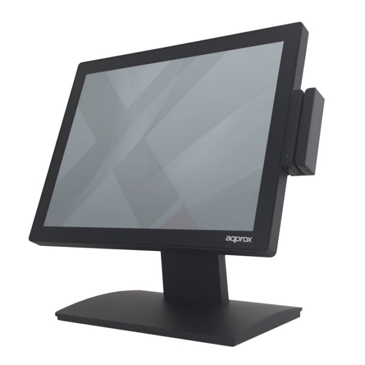 Ordenador Tpv Approx Apptpv04resvfdc Negro 15" Tactil Resistiva 1024x768 Intel Celeron N5105 4gb Ddr4 M.2 64gb Visor Vfd Lect