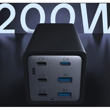 Cargador Conceptronic 200w 
Usb-cx4 Usb-ax2 Quickcharge... 2