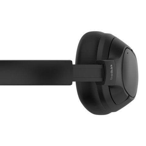 Headset Bluetooth Belkin Aud008hqbk Circumaural Con Cancelacion Ruido, Carga Usb-c Negro