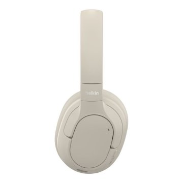 Headset Bluetooth Belkin Aud008hqsa Circumaural Con Cancelacion Ruido Carga Por Usb-c Blanco 2