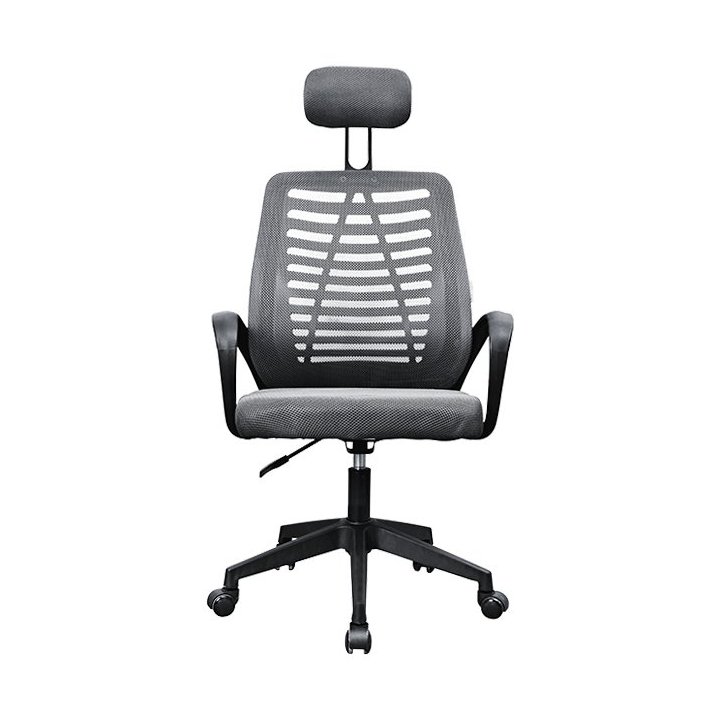 Silla Ergonomica Mars Gaming Mgcergobbgr Gris Respaldo En Malla Transpirable Reposacabezas Ajustable