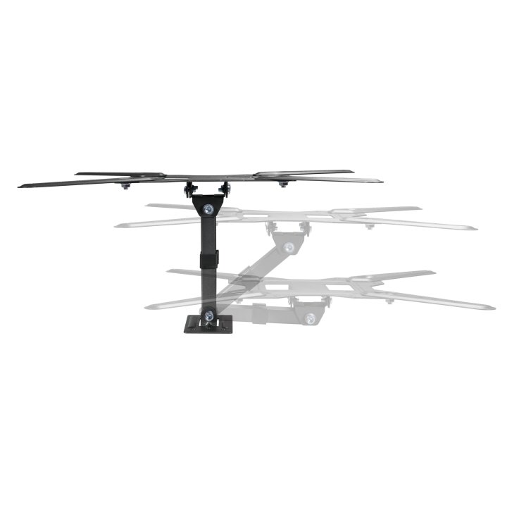 Soporte De Pared Orientable Equip Para Pantalla De 23"-55" Brazo Inclinable Y Giratorio Hasta 30kg
