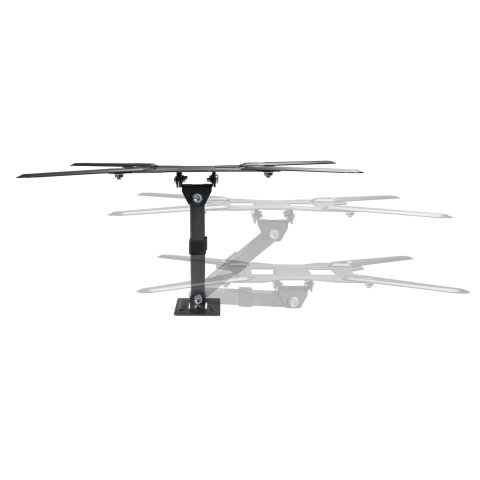 Soporte De Pared Orientable Equip Para Pantalla De 23"-55" Brazo Inclinable Y Giratorio Hasta 30kg