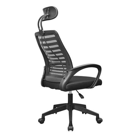 Silla Ergonomica Mars Gaming Mgcergobbk Negro Respaldo En Malla Transpirable Reposacabezas Ajustable