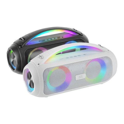 Altavoz Bluetooth Portable Mars Gaming Mspulsew Negro 50w Ultrabass Rgb Bat. 8h Bt Usb Aux Fm Microsd