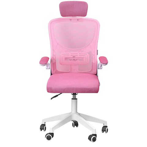 Silla Ergonomica Mars Gaming Mgcergopluswpk Rosa Y Blanco Malla Transpirable Reposacabezas Reposabrazos Ajustable