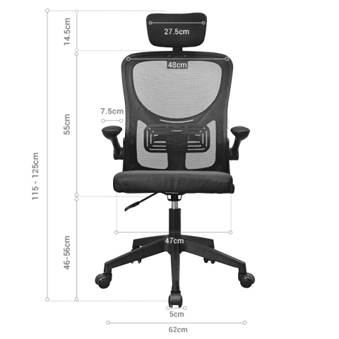 Silla Ergonomica Mars Gaming Mgcergoplus Gris...