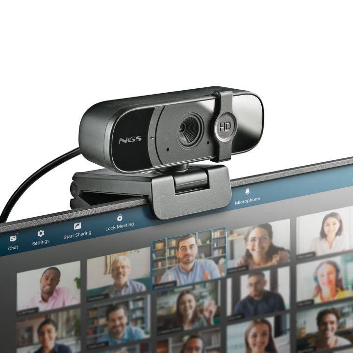 Webcam Ngs Xpresscam 1080hd Fullhd (1920x1080) 30fps  Cable Usb 2,0 1,5m