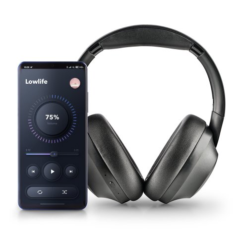 Headset Ngs Articashake Bluetooth 5,3ble Y Anc Supraural-plegable Bat 400mah Cancelacion De Ruido
