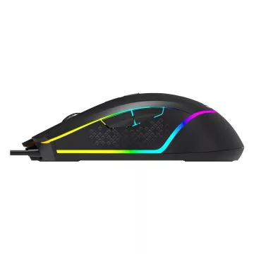 Mouse Unykach Gaming Nova M244 6400dpi Iluminacion Rgb 2