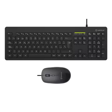 Teclado Y Mouse Unykach Mk211 Pro Slim 2400 Dpi Diseño Ultra Delgado
