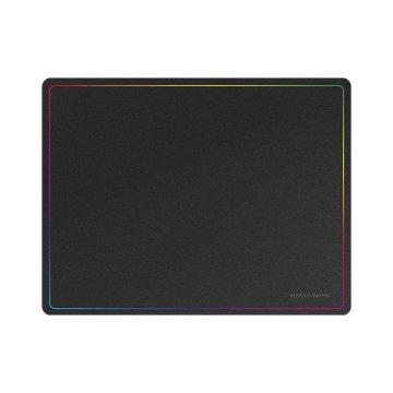Alfombrilla Mars Gaming Mmp124 Superficie Nano-textil Diseño Rainbow 360x260mm Color Negro