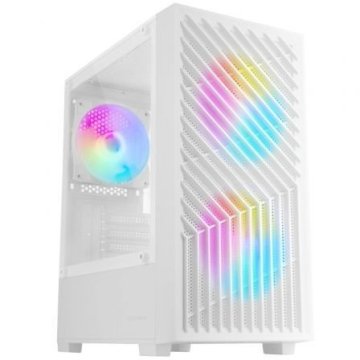Caja Microatx Gaming Mars Gaming Mcvortexw Cristal...