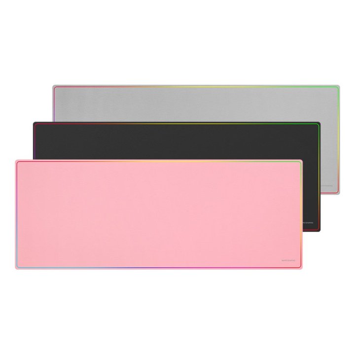 Alfombrilla Mars Gaming Mmp124p Superficie Nano-textil Diseño Rainbow 880x330mm Color Rosa