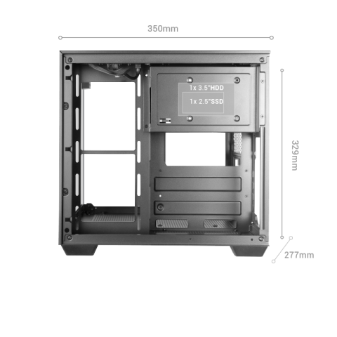 Caja Microatx Gaming Mars Gaming Mcvisionmp...