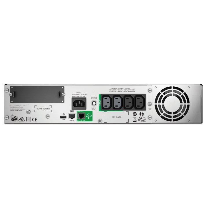 Sai Apc Smt1000rmi2uc Smart Ups 1000va 700w 230v 4xiec Rm 2u Formato Rack Smartconnect