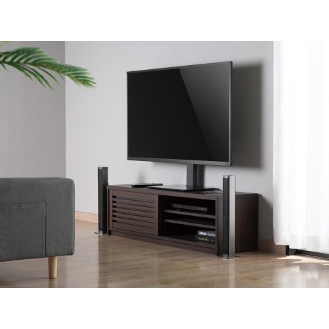 (km0) Soporte De Mesa Con Base Equip 650611 Para 1 Pantalla 32" - 55" Rotacion 35 Max. Vesa 400x400 Hasta 40kgs Cash30