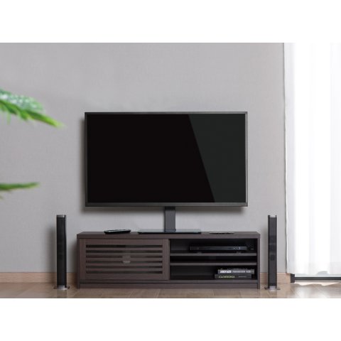 (km0) Soporte De Mesa Con Base Equip 650611 Para 1 Pantalla 32" - 55" Rotacion 35 Max. Vesa 400x400 Hasta 40kgs Cash30