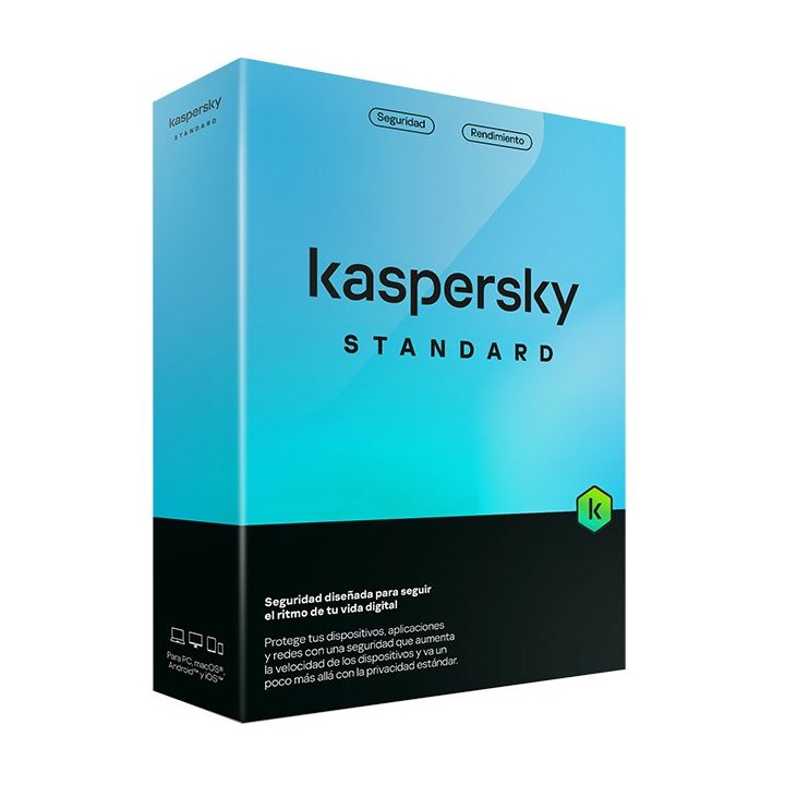 Kaspersky Antivirus Standard 10 Dispositivos 1 Año Box