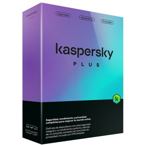 Kaspersky Antivirus Plus 3 Dispositivos 1 Año Box