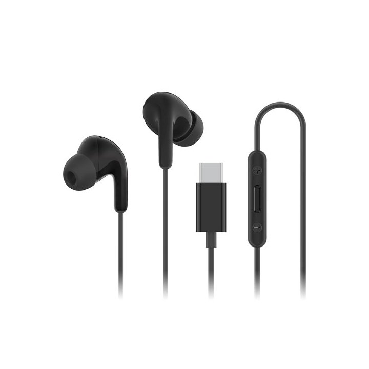 Auricular Intrauditivo  Xiaomi Earphones Type-c Con Microfono Color Negro