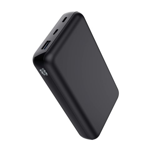 Bateria Externa Trust Laro 100w 20000mah -1 Usb-a Y 2 Usb-c Para Portatil Negro