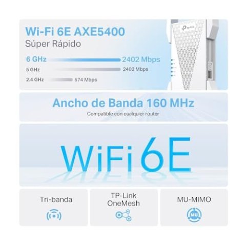 Range Extender Mesh Wifi 7 Tp-link Re655be...
