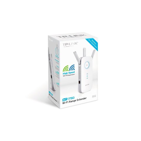 Range Extender Dualband Tp-link Re450 Ac1750 450mb En 2,4ghz Y 1300b En 5ghz 1p Giga 3 Antenas Fijas